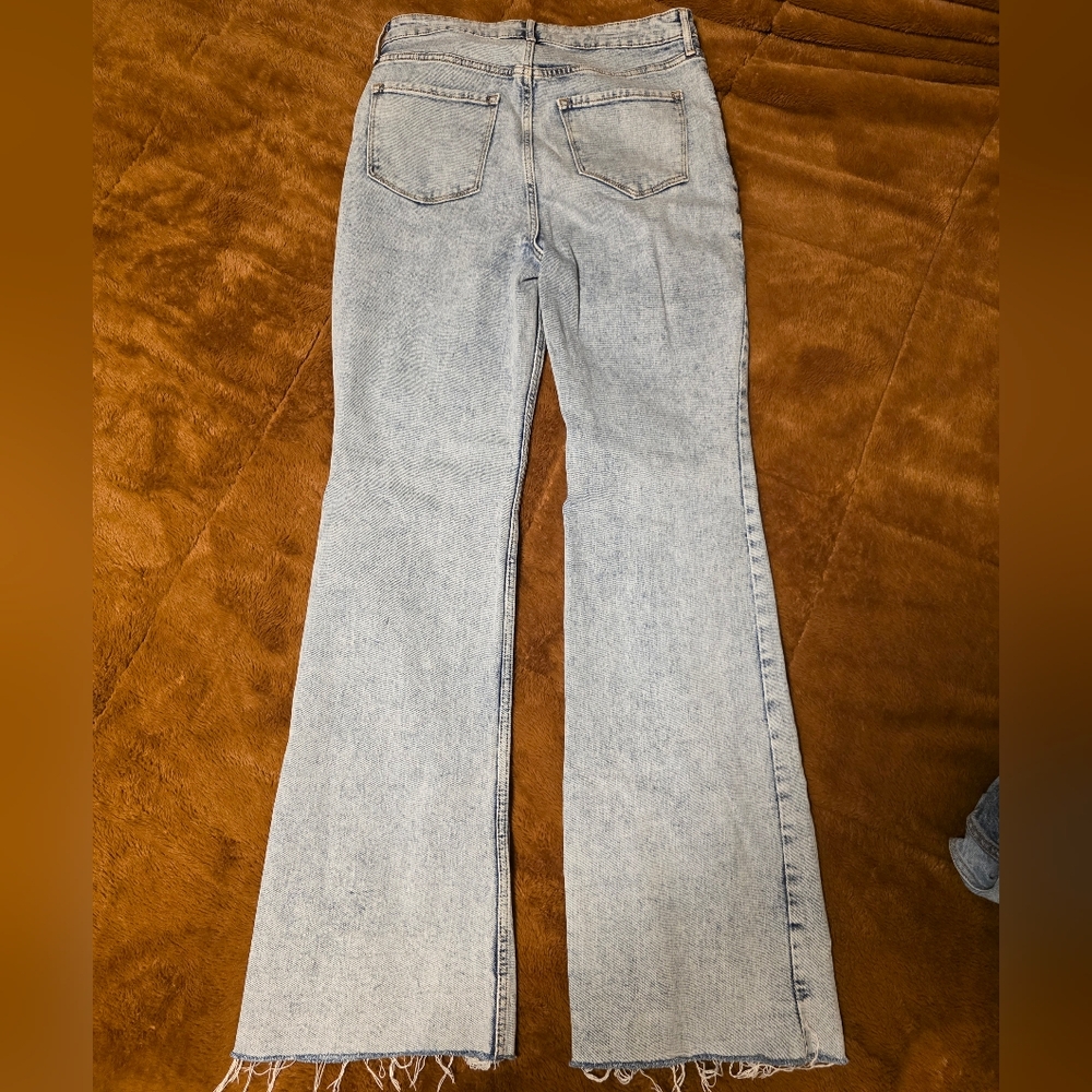 Old Navy Light Blue Flare Women's Jeans